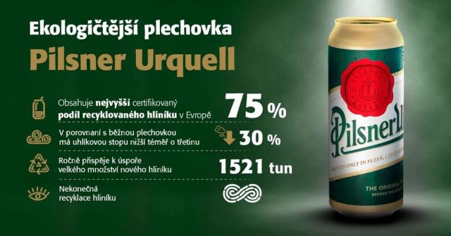 Věděli jste, že Plechovky Pilsner Urquell jsou již ze tří čtvrtin vyrobeny z recyklátu? 🍻🏔🌲🌊
.
#pilsnerurquell #recyklace #zivotniprostredi #pivo